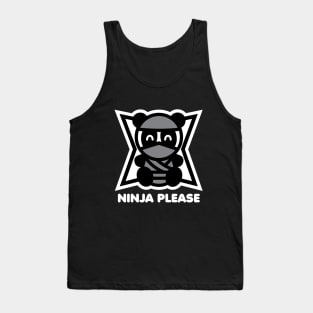 Ninja Please Bambu Brand Classic Panda Stars Skills Ninjutsu Japanese Martial Arts Training Tank Top